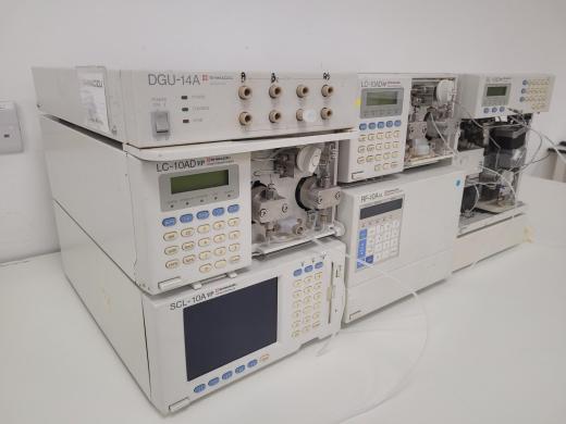 Shimatzu HPLC System - SCL-10A, LC-10AD,SIL-10AD Lab-cover