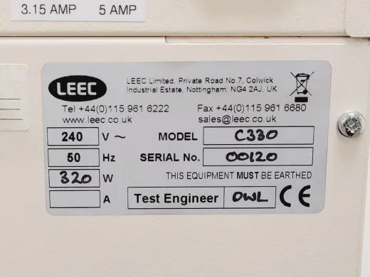 LEEC C330 Classic Laboratory Incubator for Controlled Environment Cell Culture