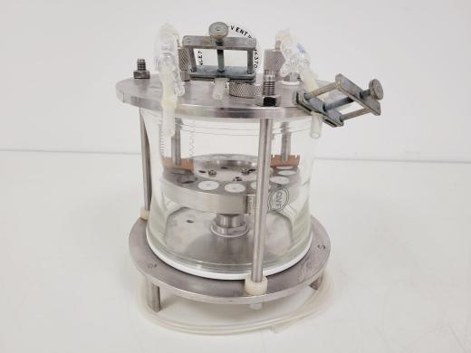 QVF Borosilicate Pyrex Scientific Glass Bioreactor Vessel Laboratory Fermenter-cover