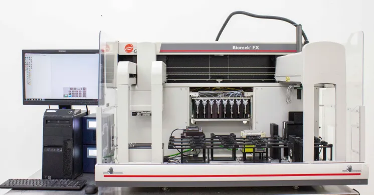 Beckman Coulter Biomek FX Automated Liquid Handling System with Span-8 and 96-Channel Heads