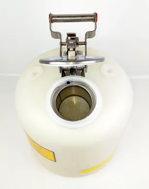 Justrite 12755 19L Polyethylene Safety Disposal Can for HPLC Waste