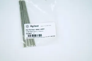 Agilent Rigid Capillary Tubing 5061-3361, 10 cm × 0.17 mm, with 10 Stainless Steel Caps, 2 of 2