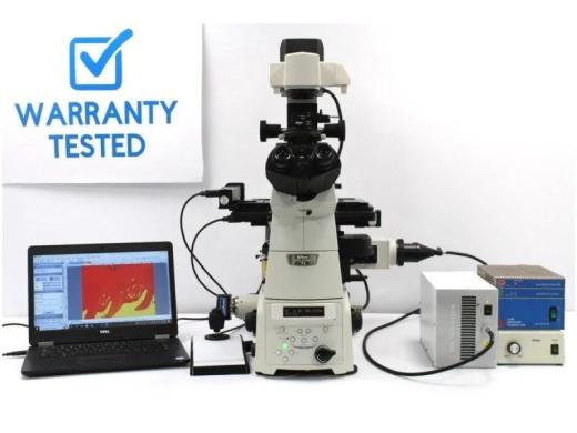 Nikon Eclipse TI-E PFS Inverted LED Fluorescence DIC Motorized Microscope with Motorized Stage-cover