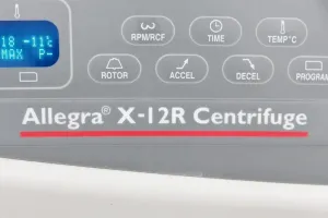 Beckman Coulter Allegra X12R Refrigerated Benchtop Centrifuge with Microprocessor Control, 9 of 14