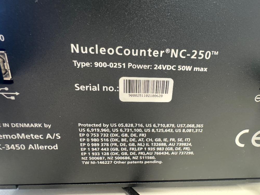 Chemometec NucleoCounter NC-250 Cell Counter