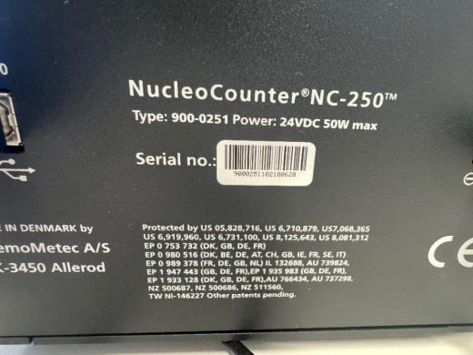 Chemometec NucleoCounter NC-250 Cell Counter-cover