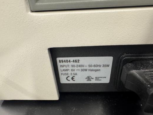 VWR Inverted Microscope Model 89404-462 with Trinocular Head and Halogen Illumination-cover