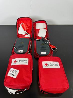 American Red Cross AED Automated External Defibrillator Training Device Set (Qty 4)-cover
