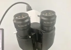 Accu Scope EXI-310 Inverted Phase Contrast Microscope with TrueChrome Metrics Camera, 6 of 13