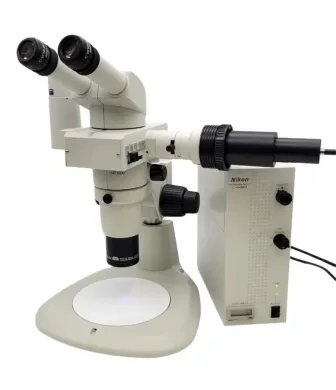 Nikon Stereo Microscope SMZ1000 with Fluorescence and Camera Adapter