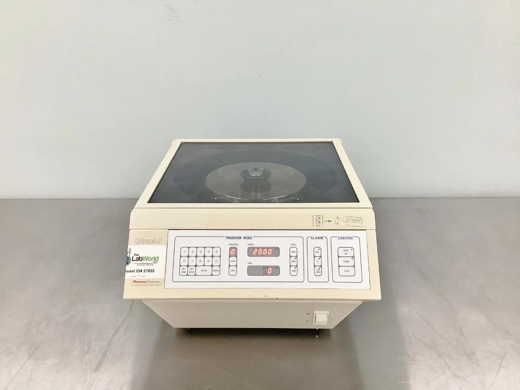 Thermo Shandon Cytospin 3 Benchtop Cyto-Centrifuge for Precise Cell Slide Preparation