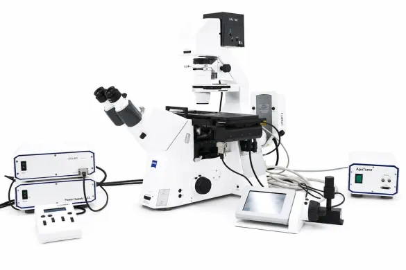Zeiss Axio Observer Z1 Fully Motorized Inverted Fluorescence DIC Microscope with ApoTome and Colibri