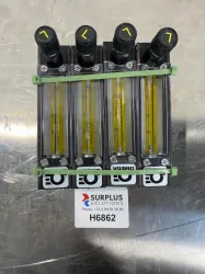 Omega FLDA3221ST Set of 4 Precision Flow Meter Assembly with Control Valves, 4 of 4
