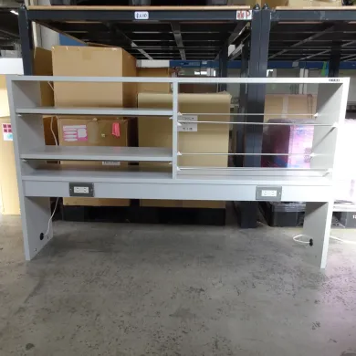 Sakae SGK-15 Reagent Shelf W150×D30×H90 cm Wooden Laboratory Storage