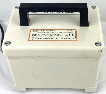 BLOCK BV 0770891F Inlet Line Heating Control and Isolation Transformer-cover