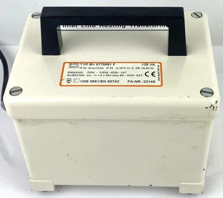 BLOCK BV 0770891F Inlet Line Heating Control and Isolation Transformer
