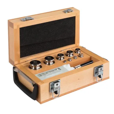 Radwag Cylindrical Weights, Set (1 mg - 1 kg), Wooden Box