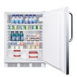 Accucold FF7LWBISSTBADA 24" Wide Built-In ADA Compliant Commercial All-Refrigerator, 3 of 3
