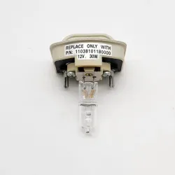Leica DM1000 Microscope Lamp Socket and 12V 30W Bulb Replacement, 2 of 4
