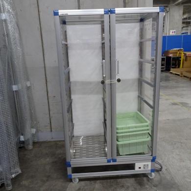 AS ONE PET Dust Out Dry Storage Cabinet AGWPT with Basket 1-7533-02-cover