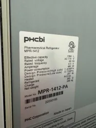 PHCBI Pharmaceutical Refrigerator, 2 of 2