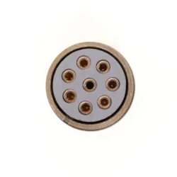 ITT Cannon MS3106E22-23SW 8-Position Circular Female Solder Cup Connector, 3 of 6