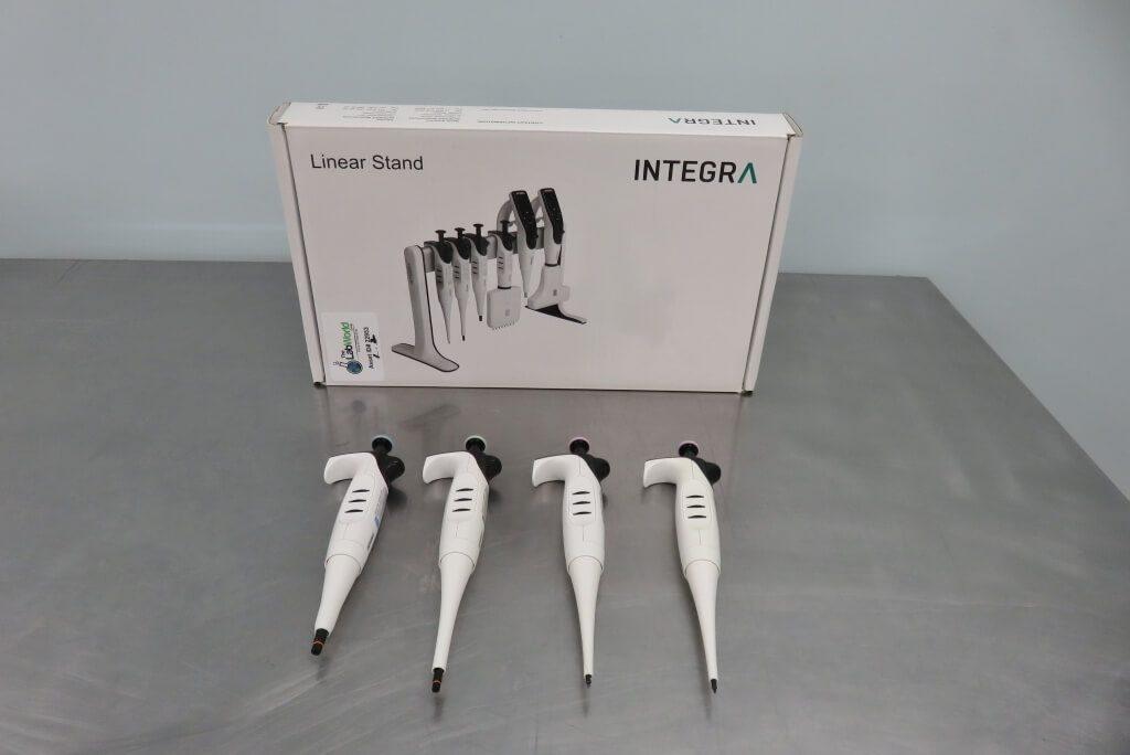 Integra EVOLVE Adjustable Volume Pipettes with Stand – Multi-Volume Package