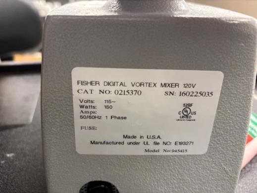 Fisher Scientific Digital Vortex Mixer Model 945415 for Controlled Sample Mixing-cover