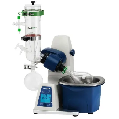 SCILOGEX SCI100-Pro 5L Rotary Evaporator with Motorized Lift and Vertical Dry-Ice Condenser