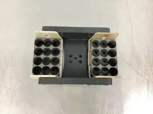 Genevac EZ-2 H-Rotor Assembly with Side-Bridge Swings and Anodized Aluminum Sample Blocks, 6 of 12