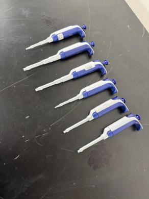 Rainin Pipet-Lite XLS Single Channel Pipettes – Pack of 6 Precision Liquid Handling Tools-cover