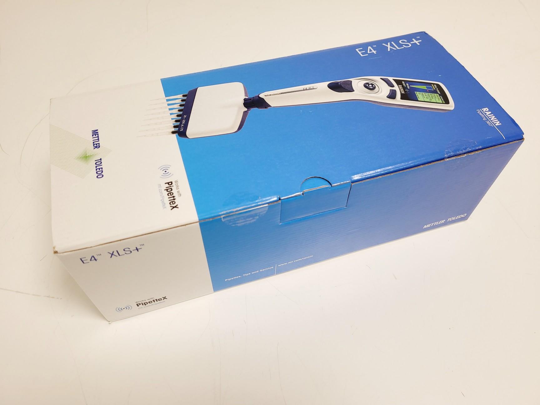 Mettler Toledo E4 Pipette Multi E8-1200XLS+ Electronic Multichannel Pipette for Lab Use