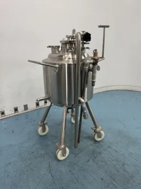 T&C Stainless Steel Portable Vessel Model TC6359 for Laboratory and Bioprocessing Use