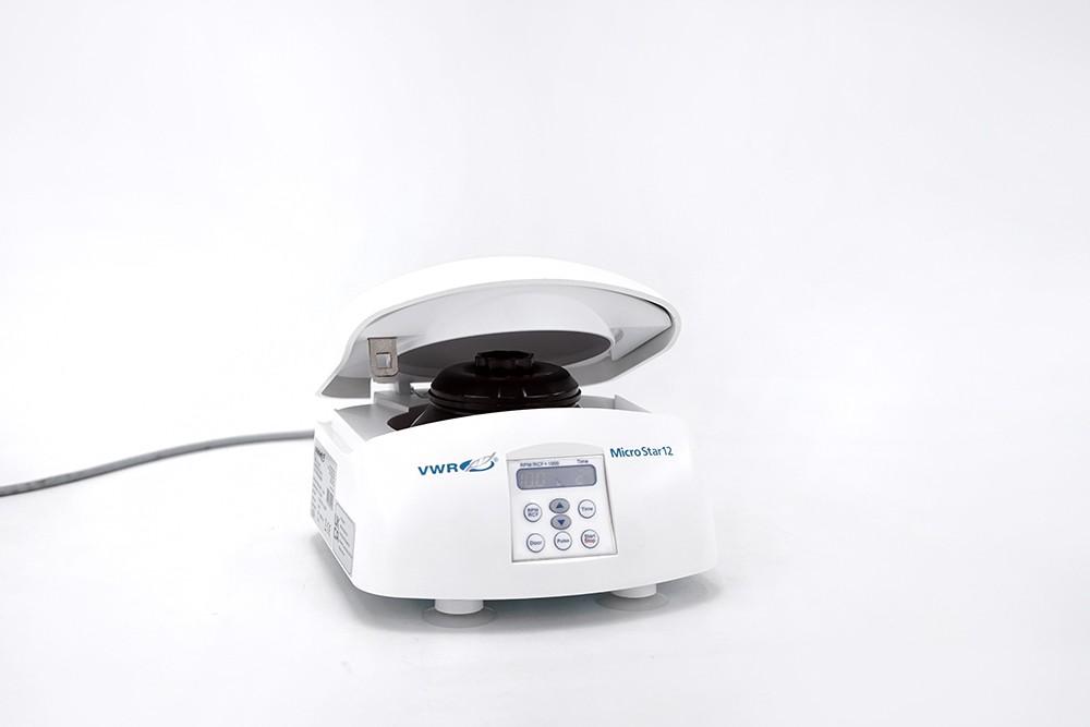 VWR MicroStar 12 Microcentrifuge with 12 × 1.5 mL Rotor, 13,500 rpm
