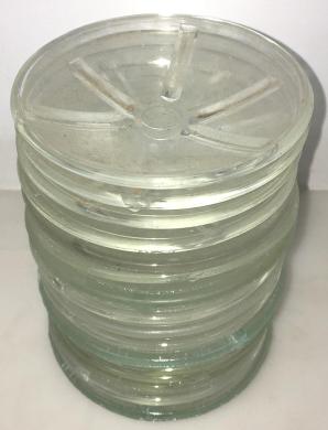 Fisher SpeedyVap 90mm Ribbed Watch Glass Beaker Cover for Vapor Control-cover