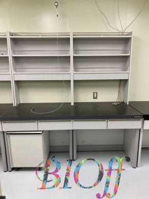 Oriental Side Laboratory Bench Table 5767 with Reagent Shelf, W180×D75×H80cm