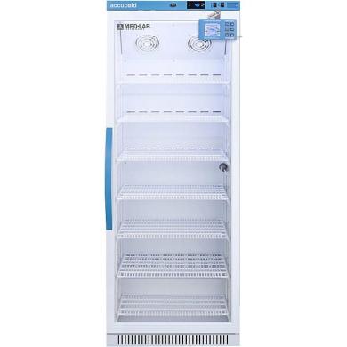 Accucold ARG12MLDL2B Upright Laboratory Refrigerator with Digital Data Logger, 12 Cu.Ft., Glass Door-cover