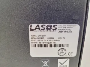 Lasos LGN 3000 PSU & LGK 7812 ML4 Laser, 6 of 21