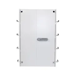 TrippNT White HDPE Secure Telemetry Transmitter Storage Cabinet with Electronic Code Lock, 2 of 5
