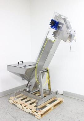 Shibuya Hoppmann EP04/06 Elevating Prefeeder with 4-6 cu.ft Stainless Steel Hopper and AC Motor-cover