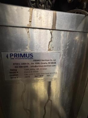 PRIMUS PSS10-B-SSDD Steam Sterilizer with Touchscreen Control and Stainless Steel Chamber-cover