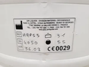 Air Liquide Arpege 55 Liquid Nitrogen Dewar with Storage Racks, 11 of 12