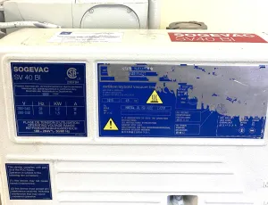 Leybold Sogevac SV40 BI Single-Stage Oil-Sealed Rotary Vane Vacuum Pump (22.7-27.7 cfm), 6 of 7