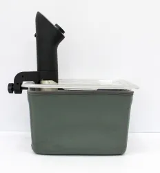 VESKE 0535 Sous Vide Container 12 Qt with Lid, Stainless Steel Rack & Neoprene Sleeve, 10 of 11