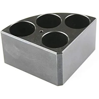 Scilogex Black Quarter Reaction Block, 4-Hole, 16ml