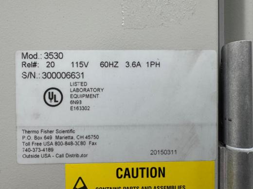 Fisher Scientific Isotemp Double Stack CO2 Incubator-cover