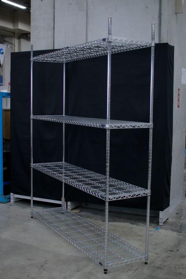 Iris Ohyama Metal Storage Rack Model 4645, W180×D47×H212cm