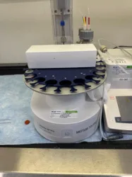 Mettler Toledo KF Titrator with Automated Sample Changer for Karl Fischer Moisture Analysis, 2 of 3