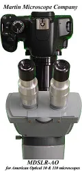 Martin MDSLR-AO 1.38x Widefield T-mount Adapter for AO 10 & 110 Photoports, 2 of 3