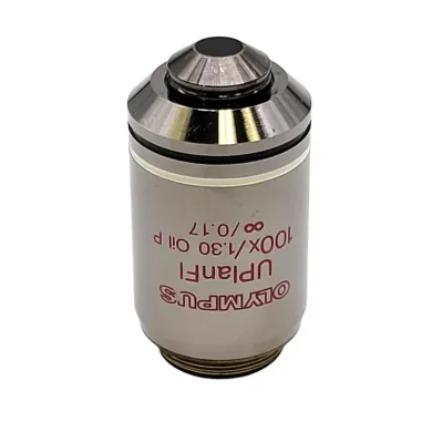 Olympus UplanFL 100X Oil Immersion Microscope Objective Lens